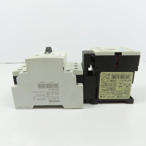Siemens 3RT1015-1AK61 Sirius 3R 5HP Contactor 120V Coil W/ 3RV1011-1DA10