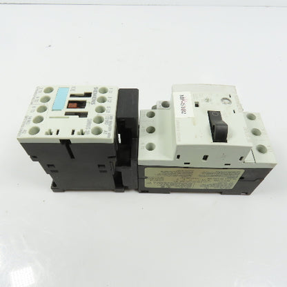 Siemens 3RT1015-1AK61 Sirius 3R 5HP Contactor 120V Coil W/ 3RV1011-1DA10