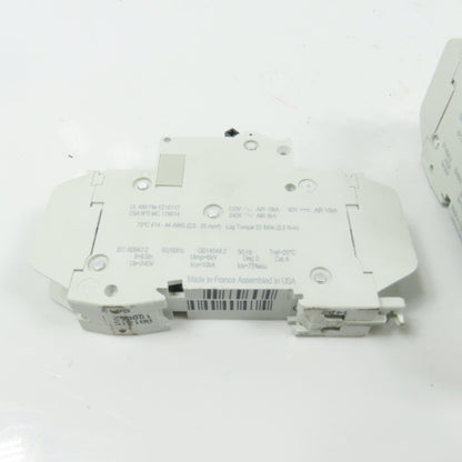 Schneider C60 Multi 9 20A Rail Mount Single Pole Circuit Breakers 240VAC Lot/4