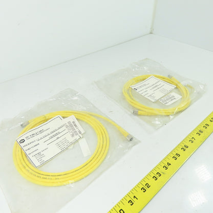Tpc Wire CA24E34M002 2M 4/4 Pole DC Straight Male To Straight Female Lot Of 2