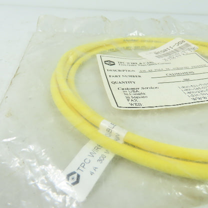TPC Wire CA24M34M002 2M 4/4 Pole DC Straight Female To Straight Female 4-Pin