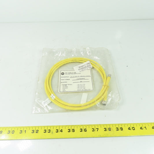 TPC Wire CA24M34M002 2M 4/4 Pole DC Straight Female To Straight Female 4-Pin
