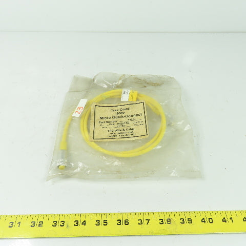 Trex-Onics 63223 TPC Wire 2 Pole Straight Male To Straight Female 1 Meter Lead