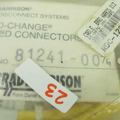 Brad Harrison 81241-007G Micro Change Straight Female - Male Cordset Cable 4-Pin