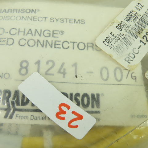 Brad Harrison 81241-007G Micro Change Straight Female - Male Cordset Cable 4-Pin
