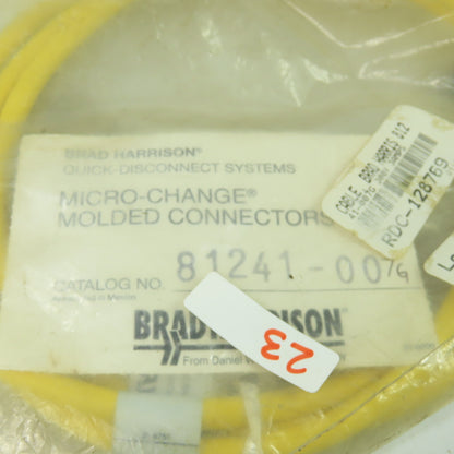 Brad Harrison 81241-007G Micro Change Straight Female - Male Cordset Cable 4-Pin