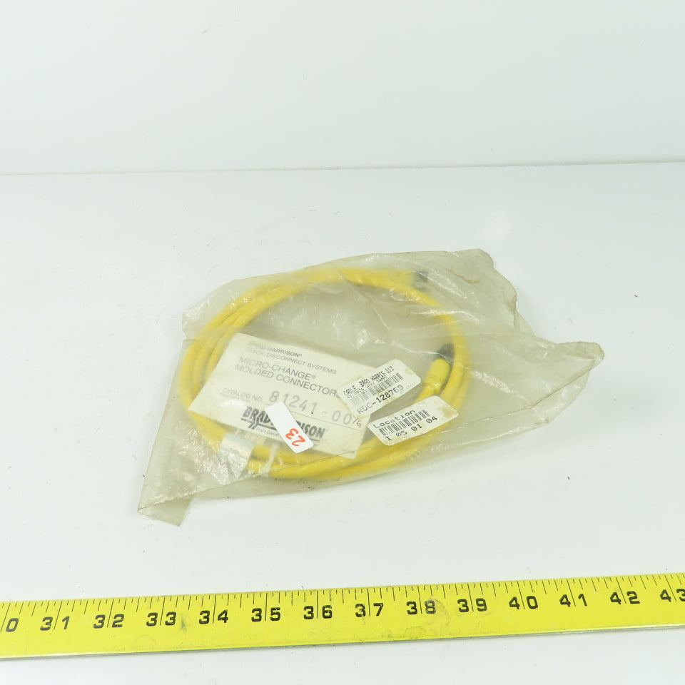 Brad Harrison 81241-007G Micro Change Straight Female - Male Cordset Cable 4-Pin