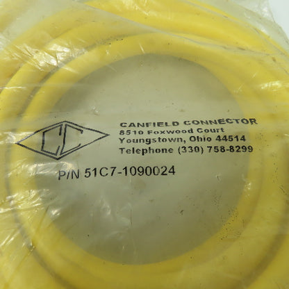 Canfield 51C7-1090024 Cordset Cable 120VDC 240VAC 3-Pin Female Plug