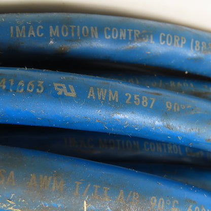 Imac Motion Control AWM-2587 Servo Data Cable 600V 17-Pin Female To 25-Pin Male