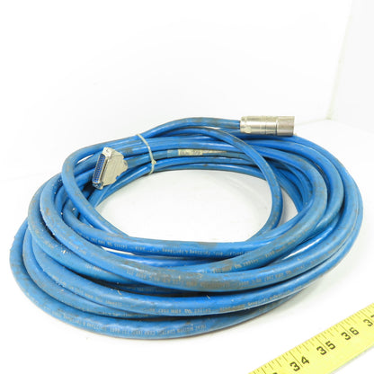Imac Motion Control AWM-2587 Servo Data Cable 600V 17-Pin Female To 25-Pin Male