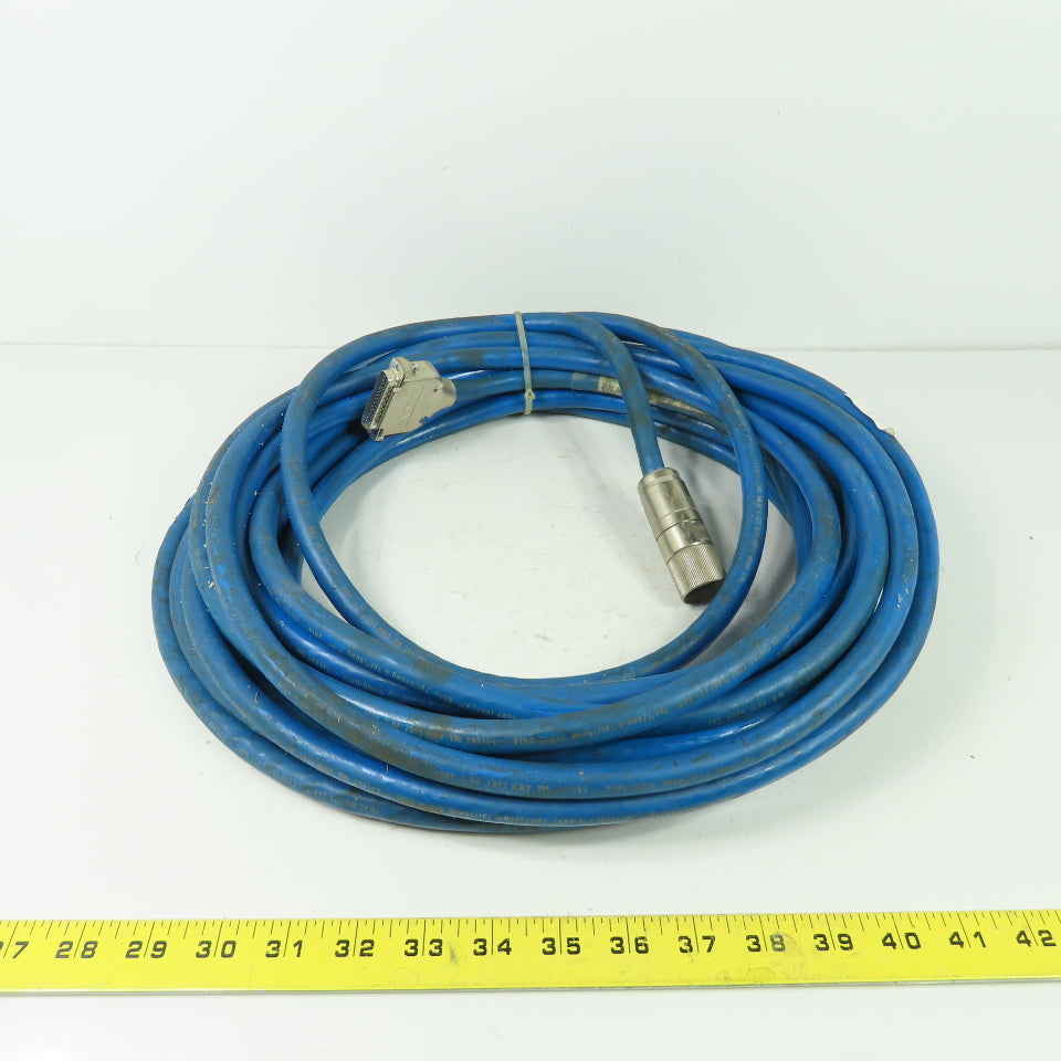 Imac Motion Control AWM-2587 Servo Data Cable 600V 17-Pin Female To 25-Pin Male