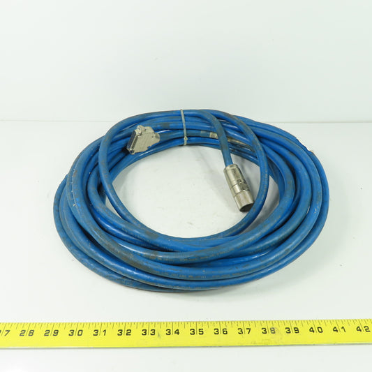 Imac Motion Control AWM-2587 Servo Data Cable 600V 17-Pin Female To 25-Pin Male