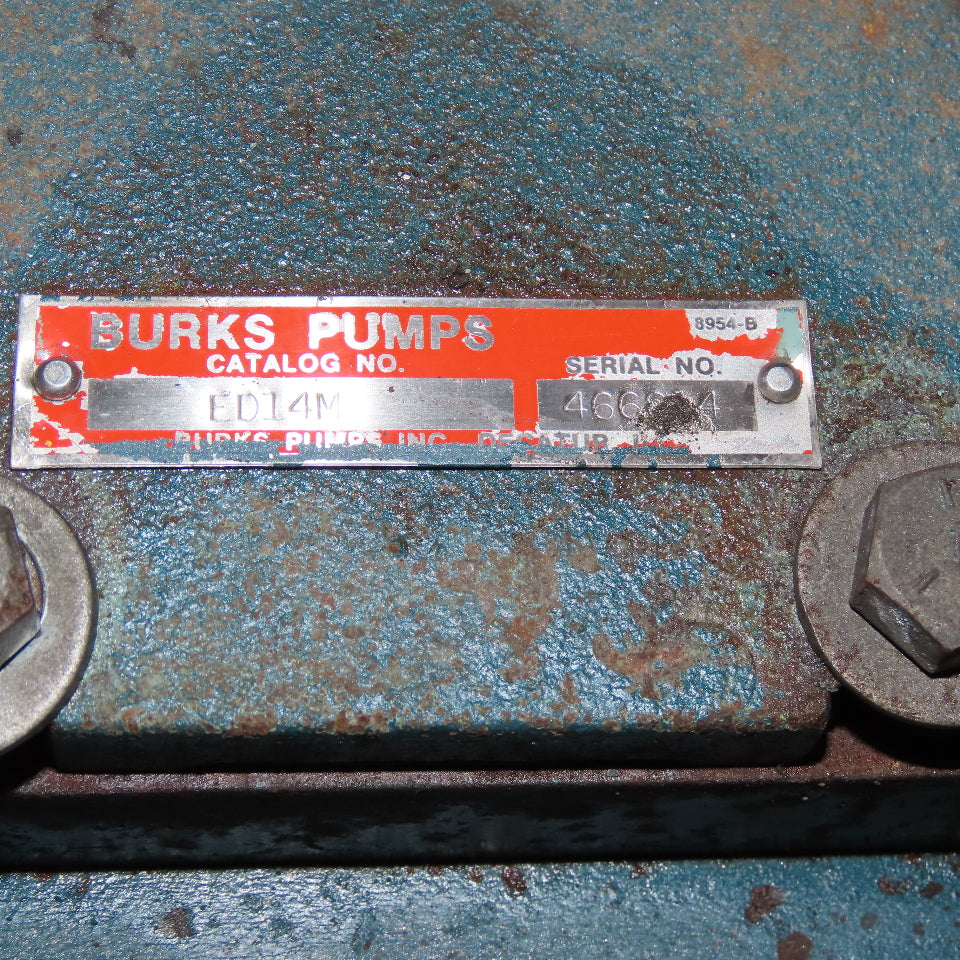 Burks ED14M 15Hp 208-230/460V Centrifugal Pump