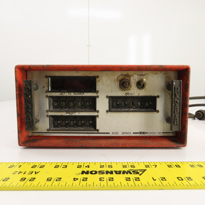 Dynapar Corp. 200C Series Controller Counter 115V Single Phase (Powers Up) 1Ph