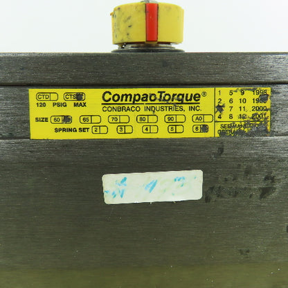 Conbraco CompacTorque Size 60 Valve Pneumatic Actuator 142PSI