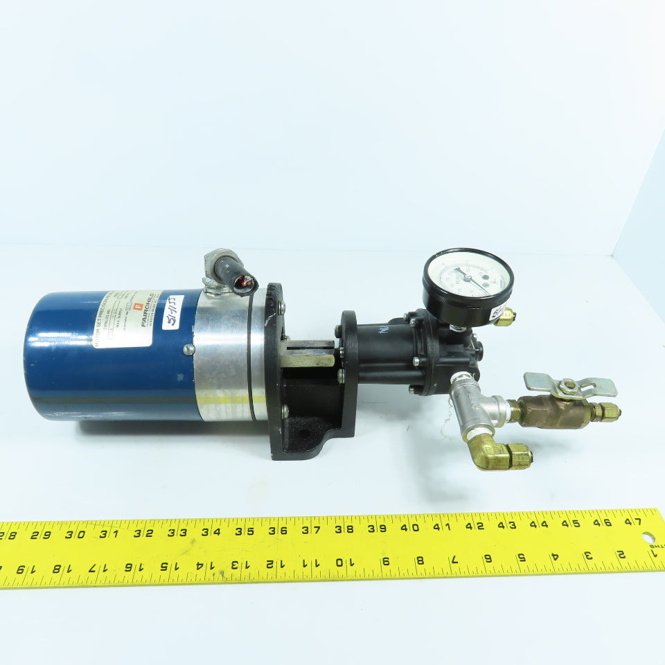Fairchild 1210B 10163C Motor Set Precision Regulator 250PSI Max In 2-150PSI