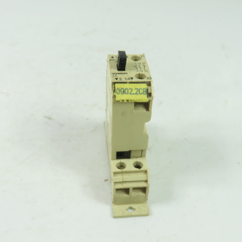 Siemens 8WA1011-6SF24 Terminal Block Circuit Breaker 2A