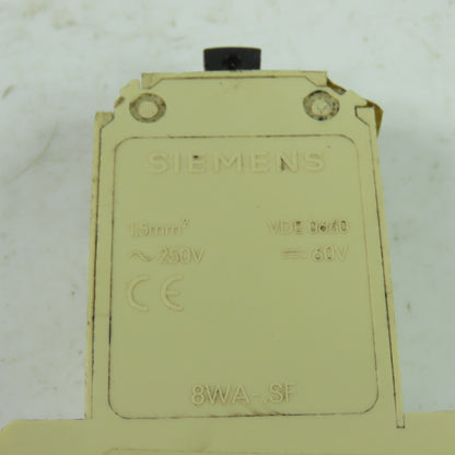 Siemens 8WA1011-6SF24 Terminal Block Circuit Breaker 2A