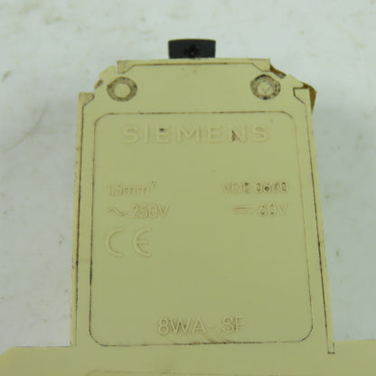 Siemens 8WA1011-6SF24 Terminal Block Circuit Breaker 2A