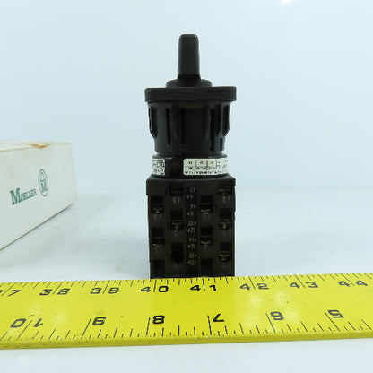 Moeller T0-5-8270/EZ 3-Position Rotary Selector Switch 1/3PH 10HP 16 Amp NEW