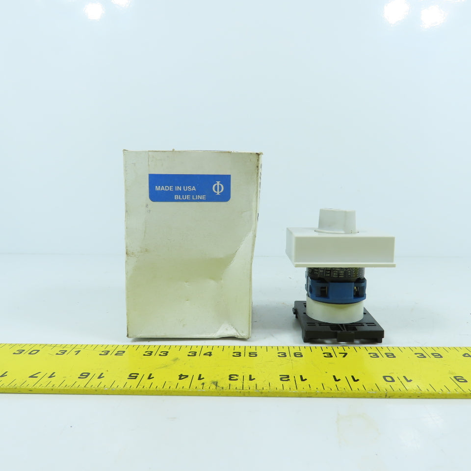 Kraus & Naimer CA10 A220 AMSL54088 2-Position Selector Switch 20A 300VAC NEW