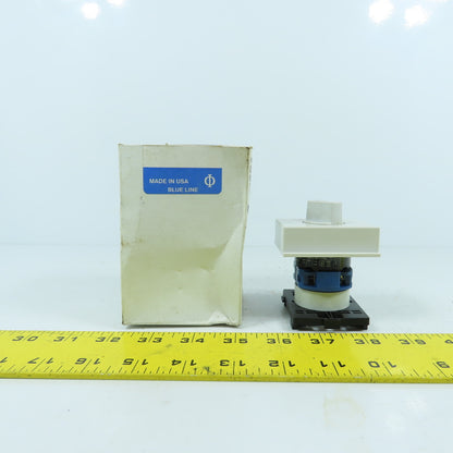 Kraus & Naimer CA10 A220 AMSL54088 2-Position Selector Switch 20A 300VAC NEW