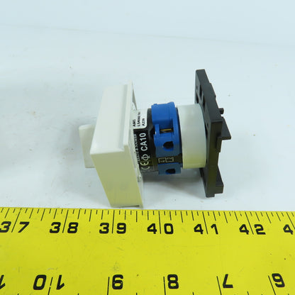 Kraus & Naimer CA10 A220 AMSL54088 2-Position Selector Switch 20A 300VAC NEW