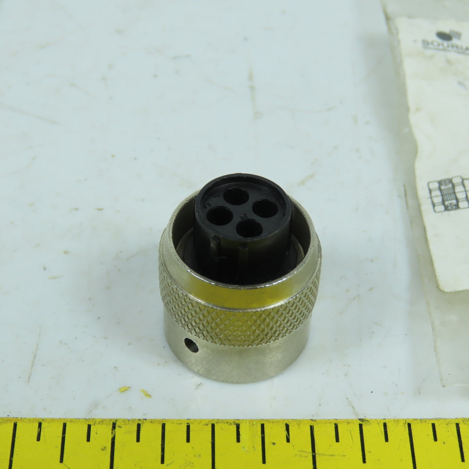 Souriau UTG6104SN Circular Female Plug Lot Of 3