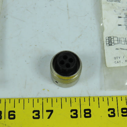 Souriau UTG6104SN Circular Female Plug Lot Of 3