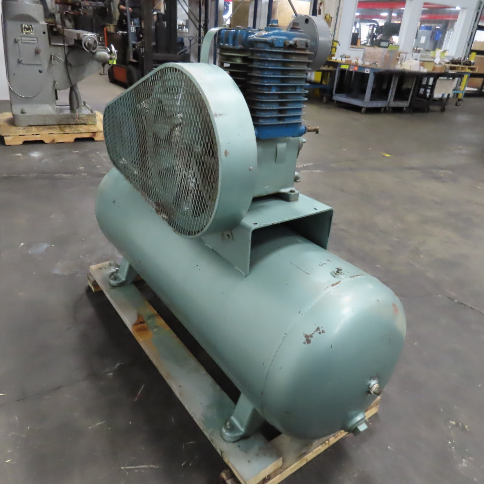 80 Gallon Tank Mounted Air Compressor 208-230/480V 5Hp