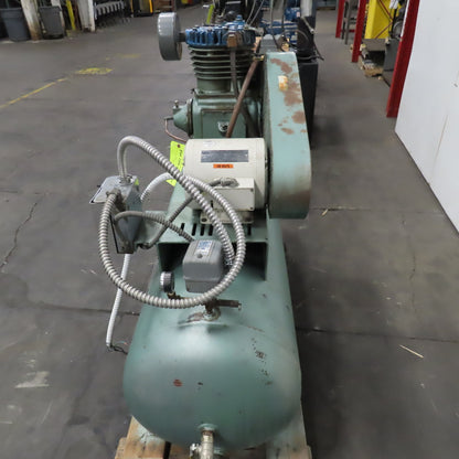 80 Gallon Tank Mounted Air Compressor 208-230/480V 5Hp