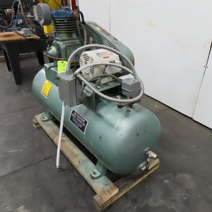 80 Gallon Tank Mounted Air Compressor 208-230/480V 5Hp
