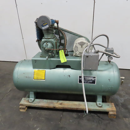 80 Gallon Tank Mounted Air Compressor 208-230/480V 5Hp