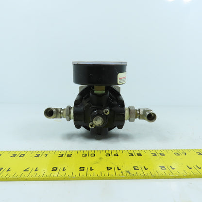 Fairchild Z16490-10243 Compressed Air Regulator 500PSI Max In 1-60PSIG Out