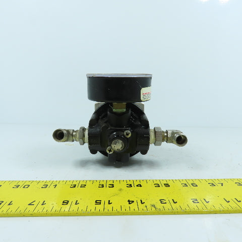 Fairchild Z16490-10243 Compressed Air Regulator 500PSI Max In 1-60PSIG Out