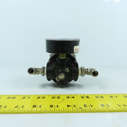 Fairchild Z16490-10243 Compressed Air Regulator 500PSI Max In 1-60PSIG Out