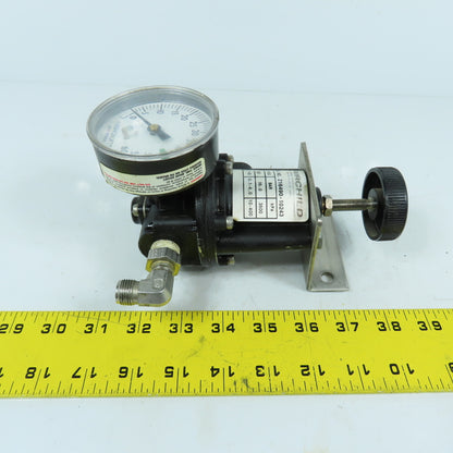 Fairchild Z16490-10243 Compressed Air Regulator 500PSI Max In 1-60PSIG Out