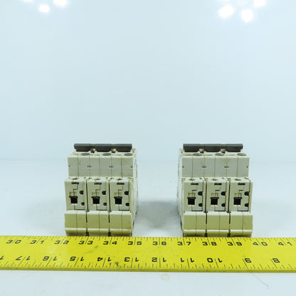 ABB S503-X 3-Pole Rail Mount Circuit Breaker 230/400VAC Lot Of 2