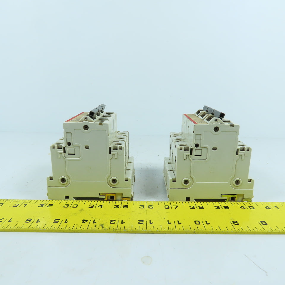 ABB S503-X 3-Pole Rail Mount Circuit Breaker 230/400VAC Lot Of 2