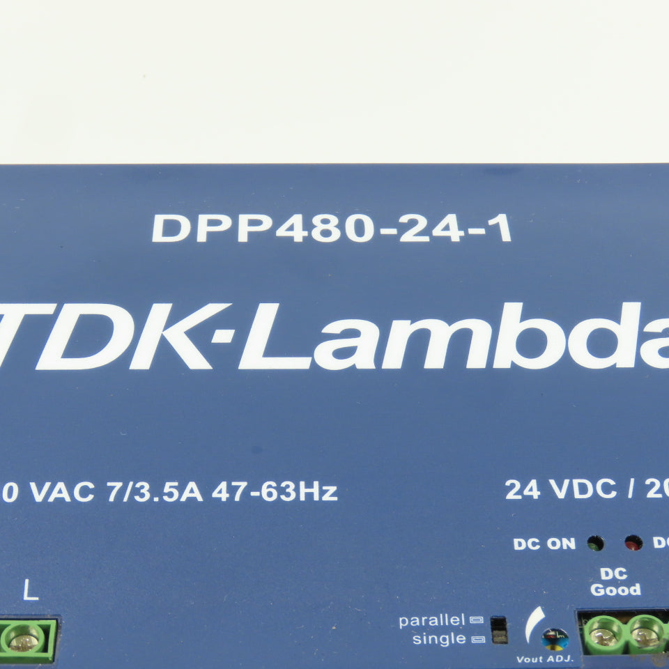 TDK Lambda DPP480-24-1 24V DC 480W Power Supply 115/230VAC 1PH 7/3.5A Input