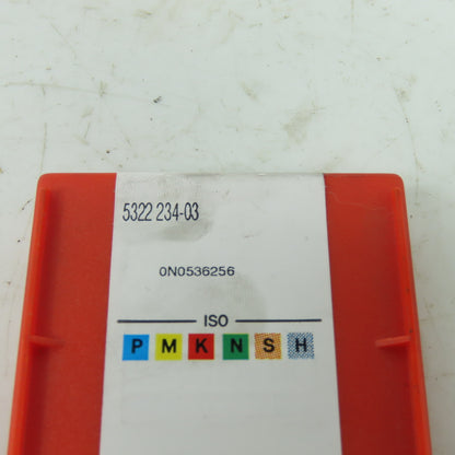 Sandvik 5322 234-03 Carbide Shim Insert Lot Of 10
