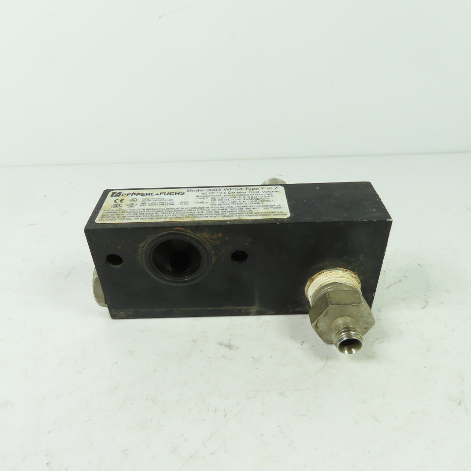 Pepperl+Fuchs 3003-WPSA Purge System Type Y Or Z Valve Only 120PSI