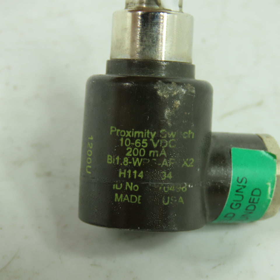 Turck BI1.8-WRS-AP4X2-H1141/S34 Proximity Switch Cylinder Position Sensor 65VDC