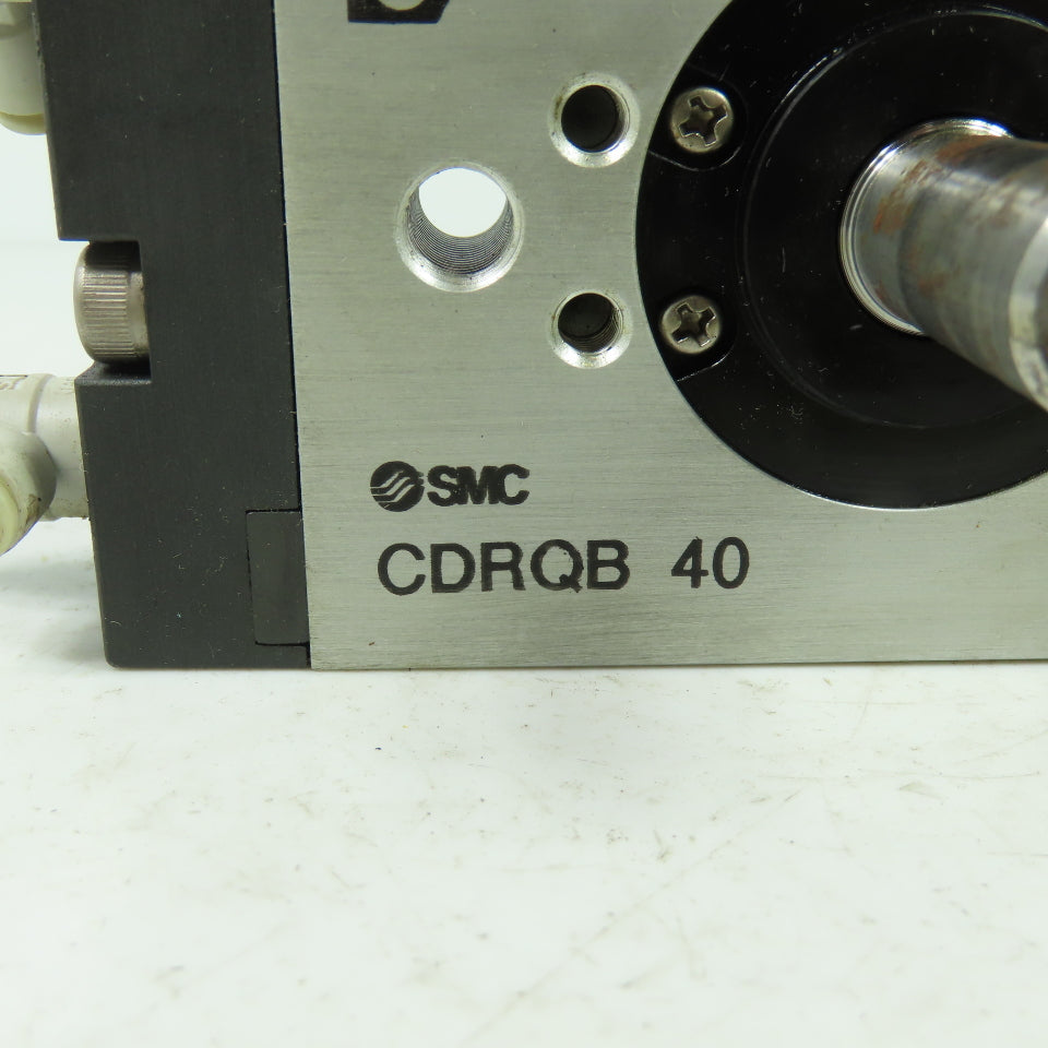 SMC CDRQB 40 Rotary Actuator Cylinder 1.0MPa 145PSI 15mm Shaft