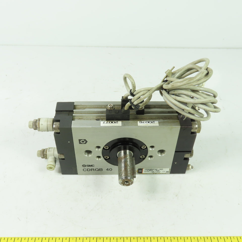 SMC CDRQB 40 Rotary Actuator Cylinder 1.0MPa 145PSI 15mm Shaft