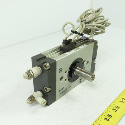 SMC CDRQB 40 Rotary Actuator Cylinder 1.0MPa 145PSI 15mm Shaft