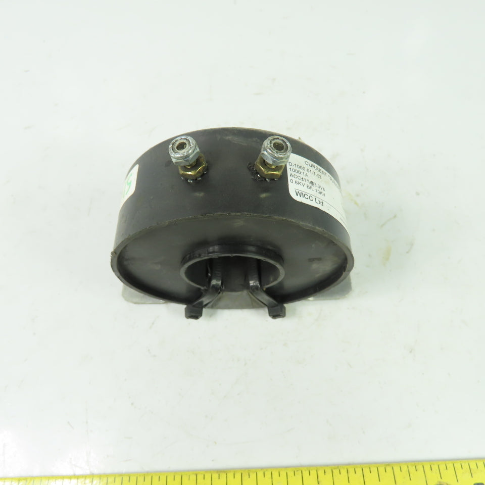 Wicc D-1000-01-T-03 Current Transformer 1000:1A 0.6KV 3.3VA 50-400Hz