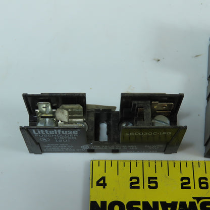 Littlefuse L60030C-1PQ 30A Single Pole Fuse Holder 600V For Class CC Lot Of 19
