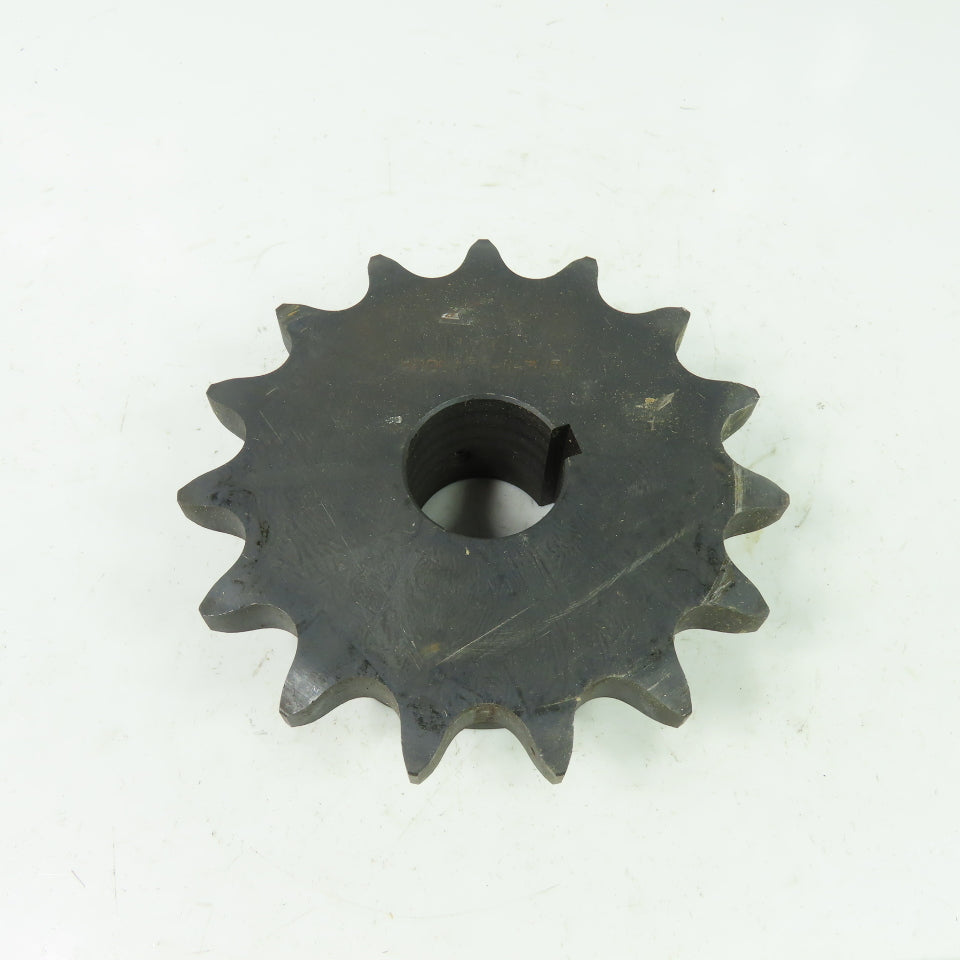 UST H80B15F-1-3/8 15 Tooth Roller Chain Sprocket 1-3/8" Bore 5.2" OD