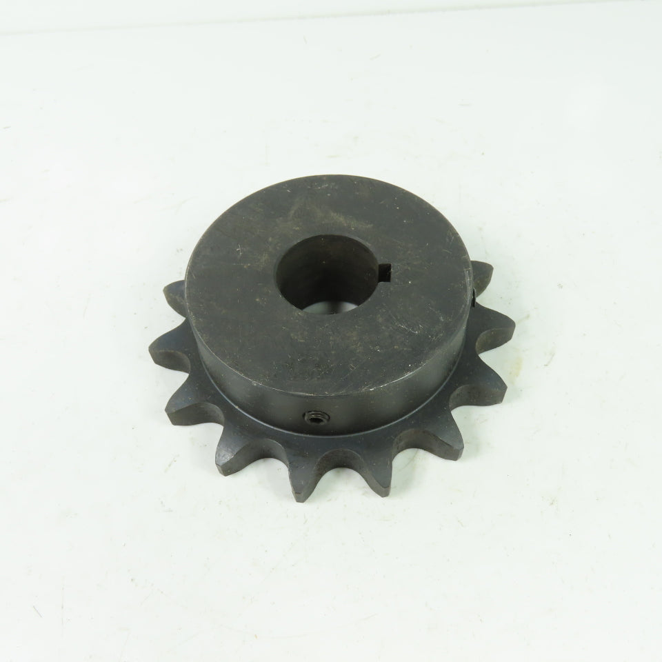 UST H80B15F-1-3/8 15 Tooth Roller Chain Sprocket 1-3/8" Bore 5.2" OD